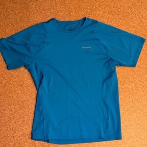 Patagonia Men's blue running Shirt